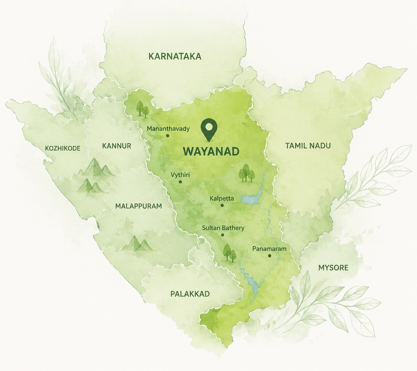 Wayanad map