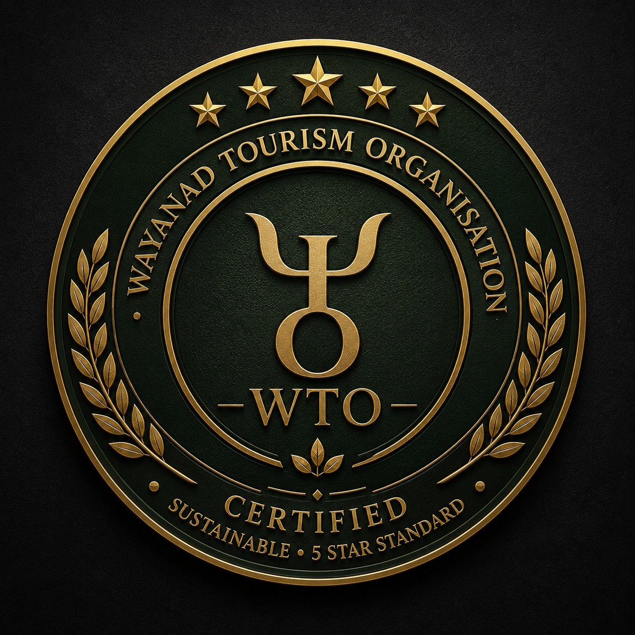 WTO Certified Sustainable 5 Star Standard Seal